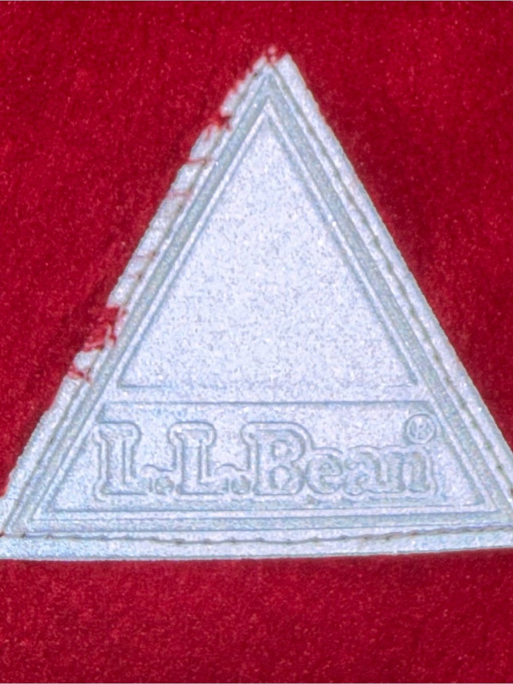 LL Bean red fleece hooded jacket w/bear ears sz 6-12 months EUC - Picture 5 of 5